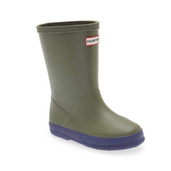 Hunter Other - New Hunter Olive Green Toddler Classic Rain Boot 9